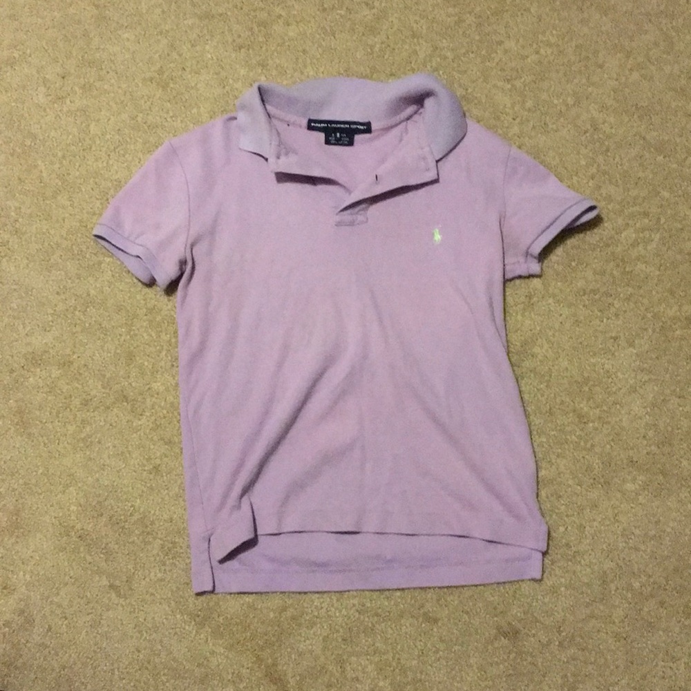 SOLD !!! Ralph Lauren Sport purple tee.